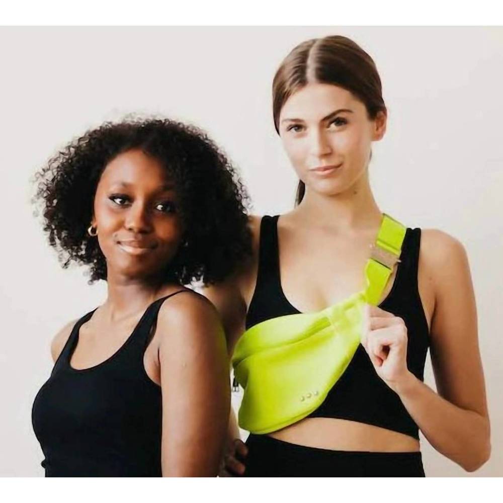 NEW PRETTY SIMPLE women's fast & free athletic bum bag in yellow